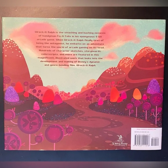The Art of WRECK-IT RALPH 2012 DISNEY Chronicle Books OOP 1st Ed NEW + STICKERS! - Picture 5 of 11